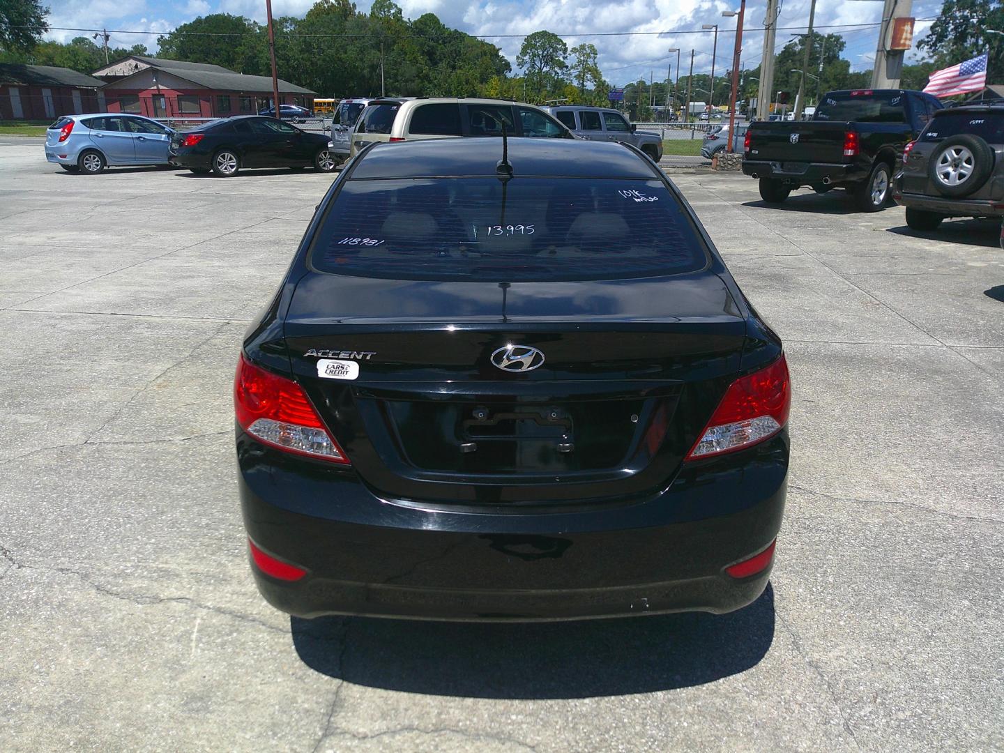 2012 BLK HYUNDAI ACCENT GLS (KMHCT4AE5CU) , located at 390 Hansen Avenue, Orange Park, FL, 32065, (904) 276-7933, 30.130497, -81.787529 - Photo#5